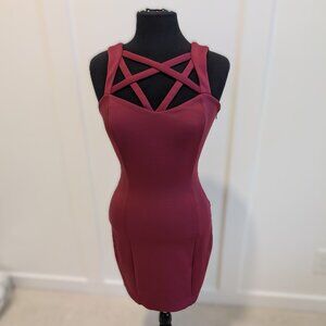 Guess Scuba Knit Bodycon Mini Dress | Size 2